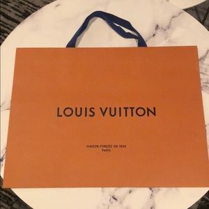 XL Louis Vuitton shopping bag.  23 x 17.75 x 10